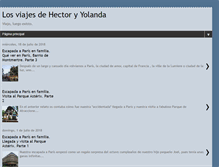Tablet Screenshot of losviajesdehector.com